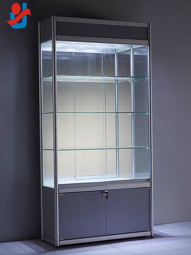 【工厂直销】玻璃柜 样品展示柜铝合金化妆品展柜首饰玻璃展柜